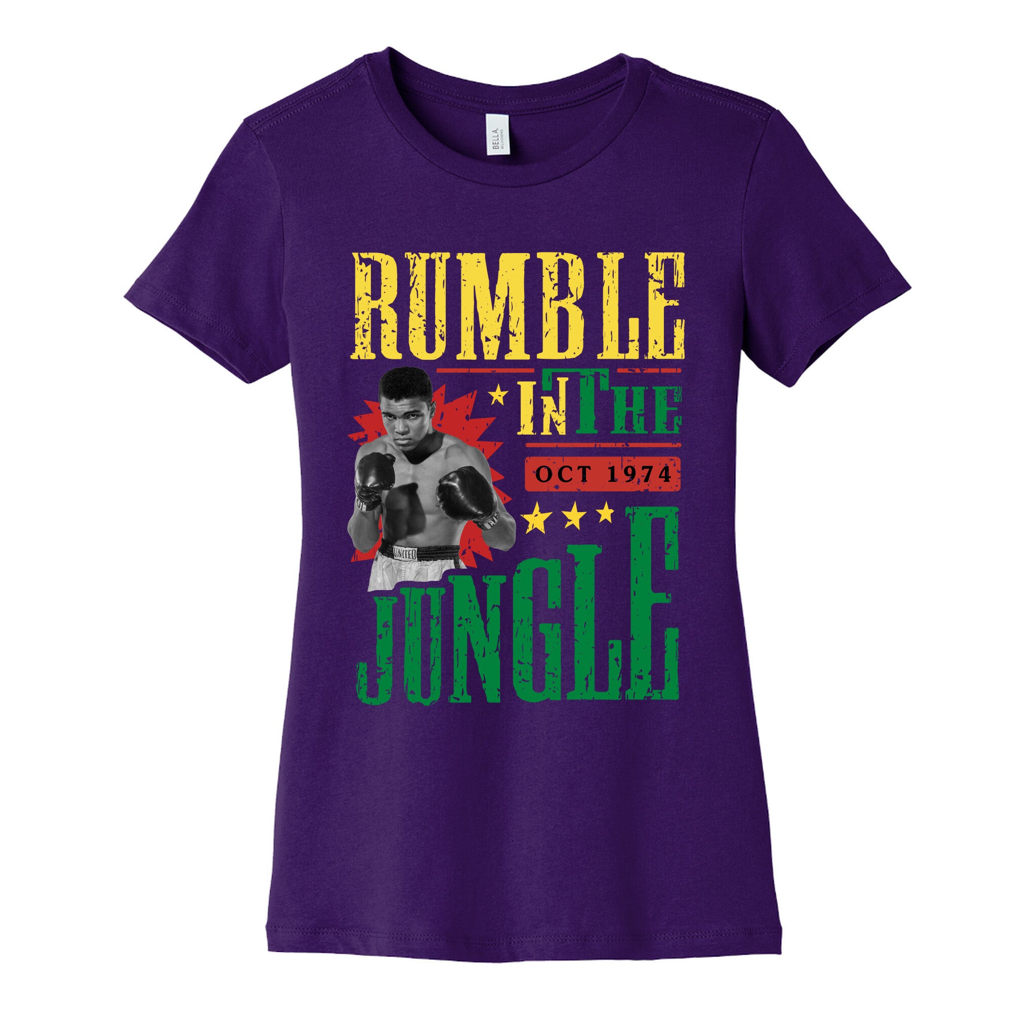Rumble in the Jungle Womens Cotton Tee